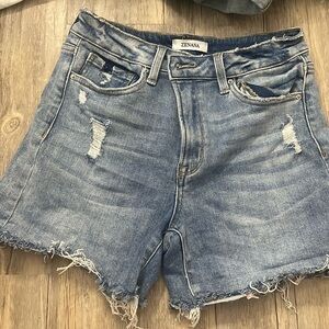 Denim shorts